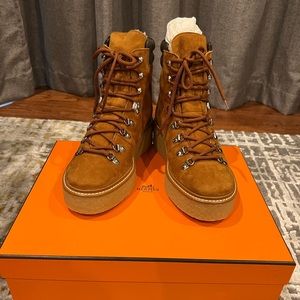 Brand New Hermes Discovery Ankle Boots size 37 Sold Out Online and stores